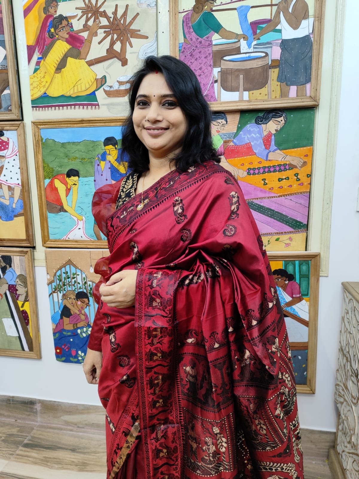 Rasleela swarnuchuri saree